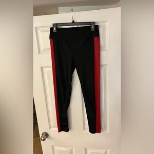2/$20 - Kyodan - Black and Red Athletic workout Leggings - M